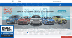 Desktop Screenshot of napletonsvalleyhyundai.com