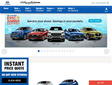 Tablet Screenshot of napletonsvalleyhyundai.com